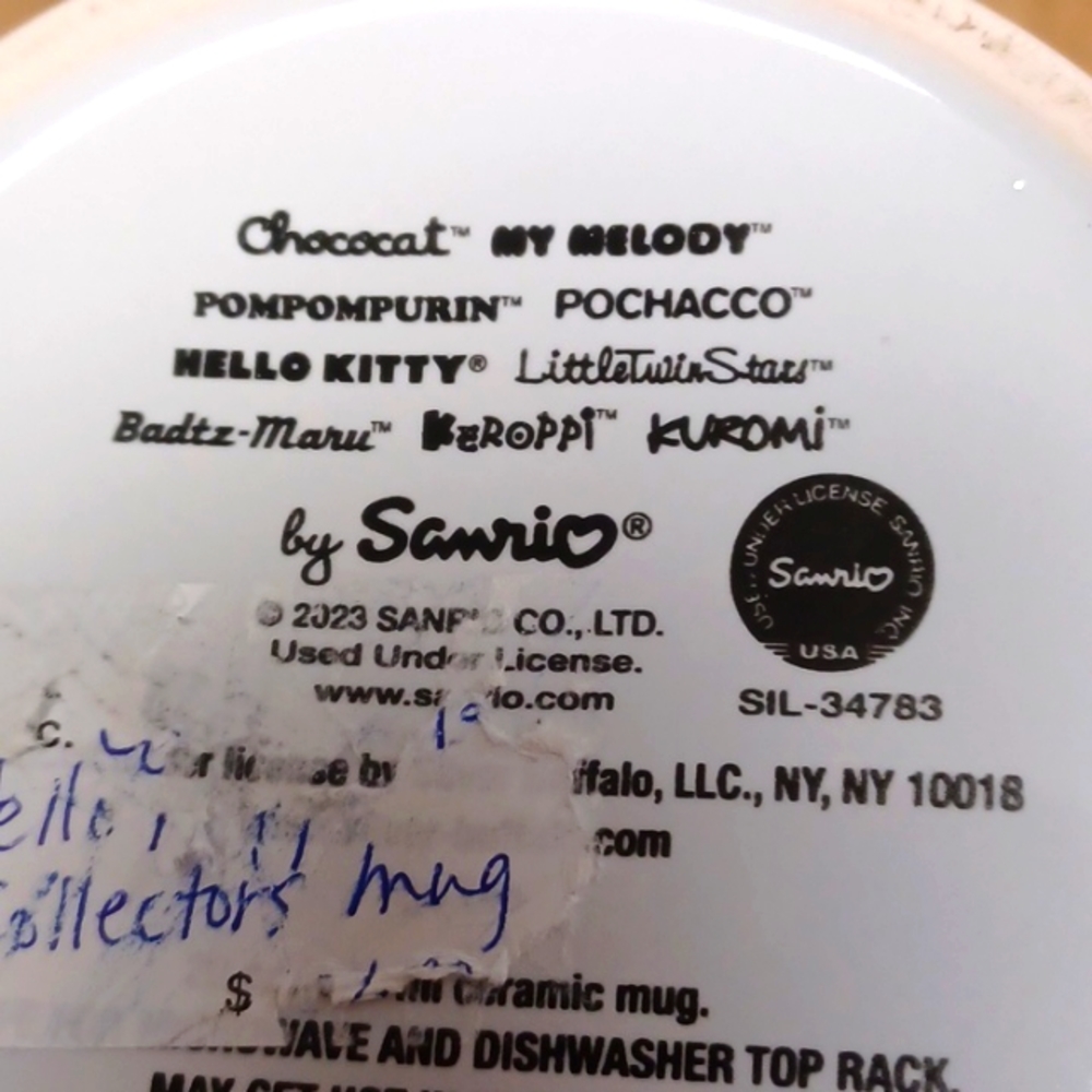 HTF Sanrio Character 20 oz. Collector Mug - Picture 6 of 6